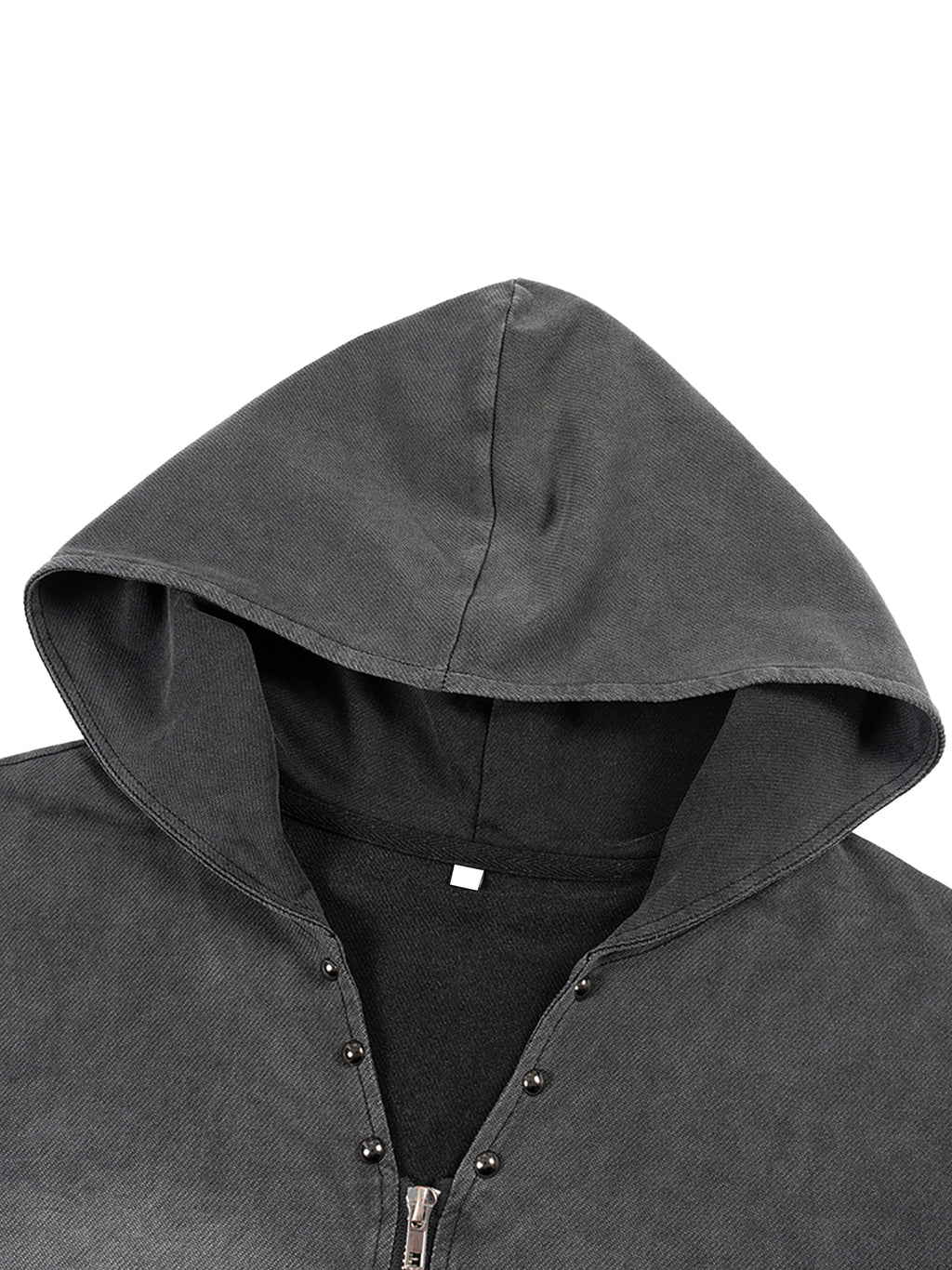 UNO Vintage Washed Zip-Up Hooded