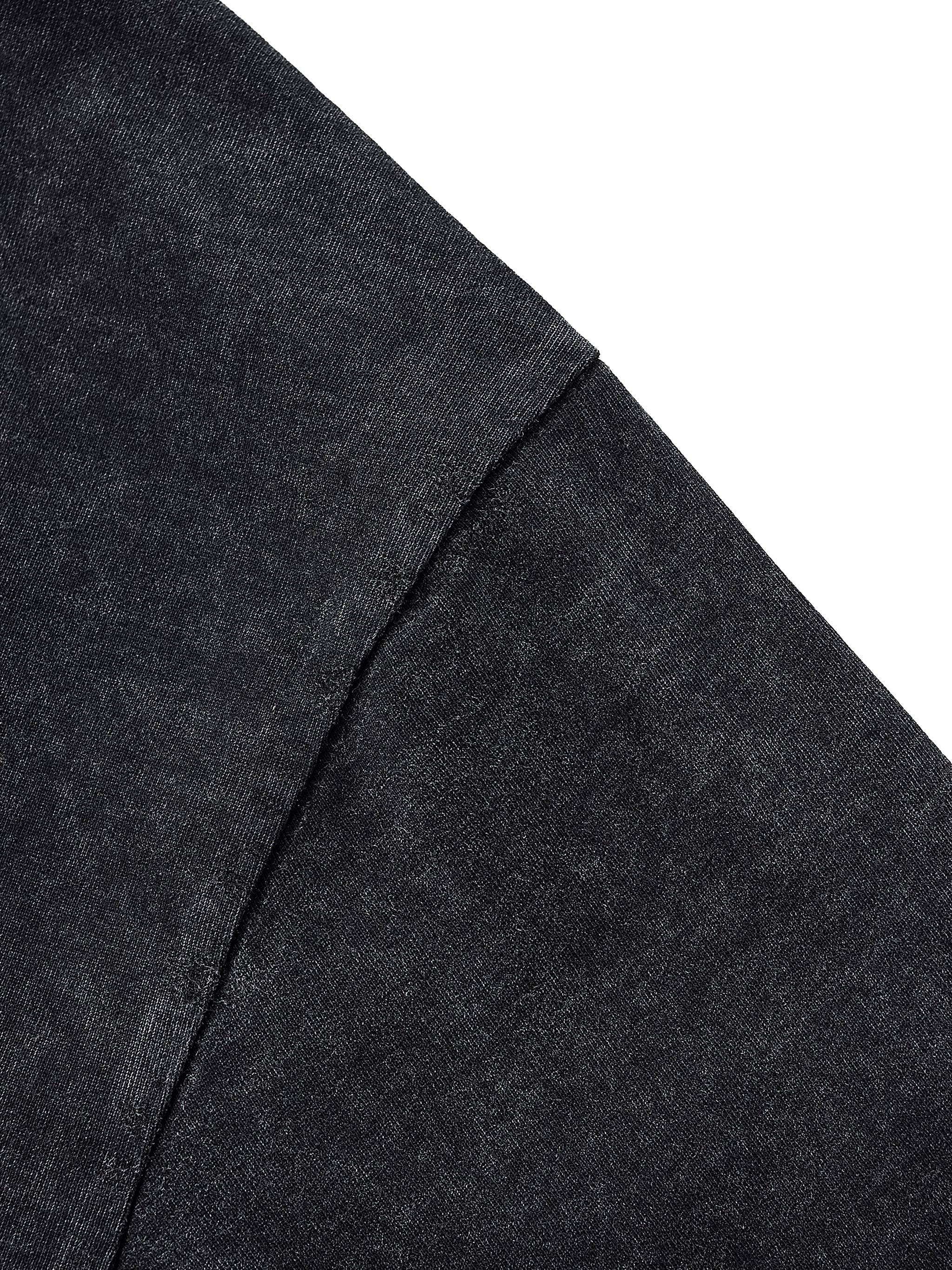 UNO Raw Edge Snow Washed Boxy Tee