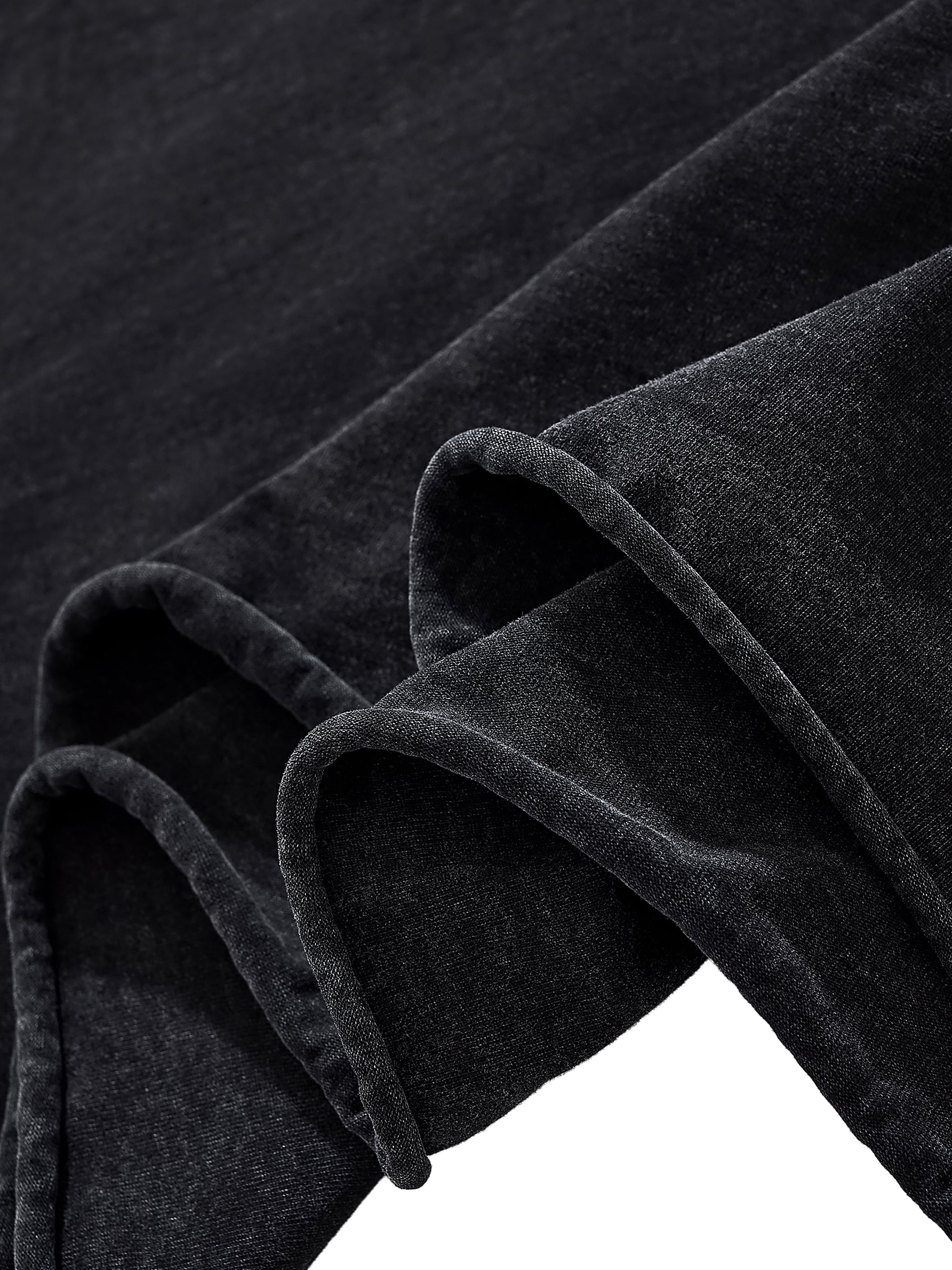 UNO Raw Edge Snow Washed Boxy Tee