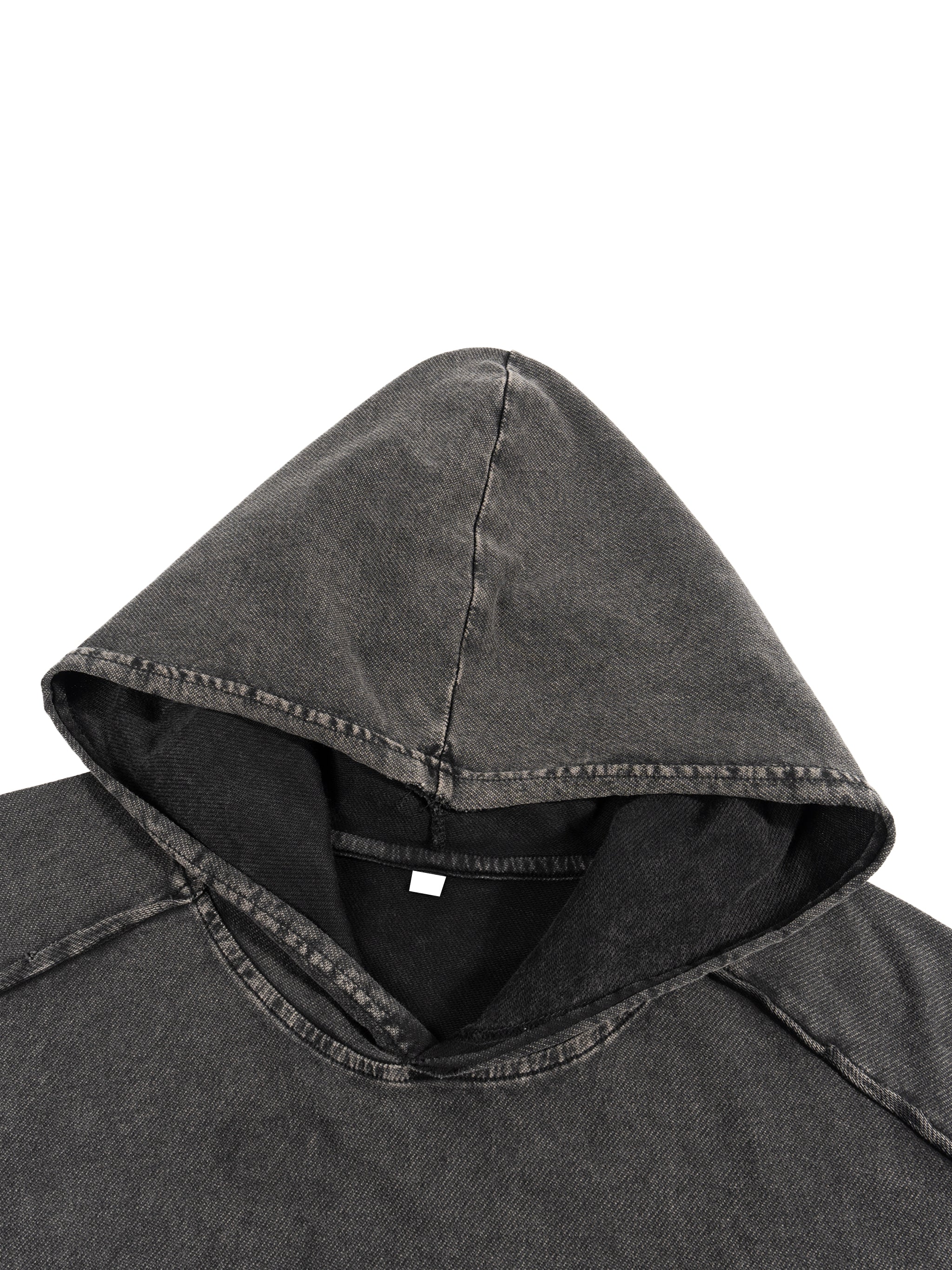 UNO Snow Washed Boxy Hooded Tank Top
