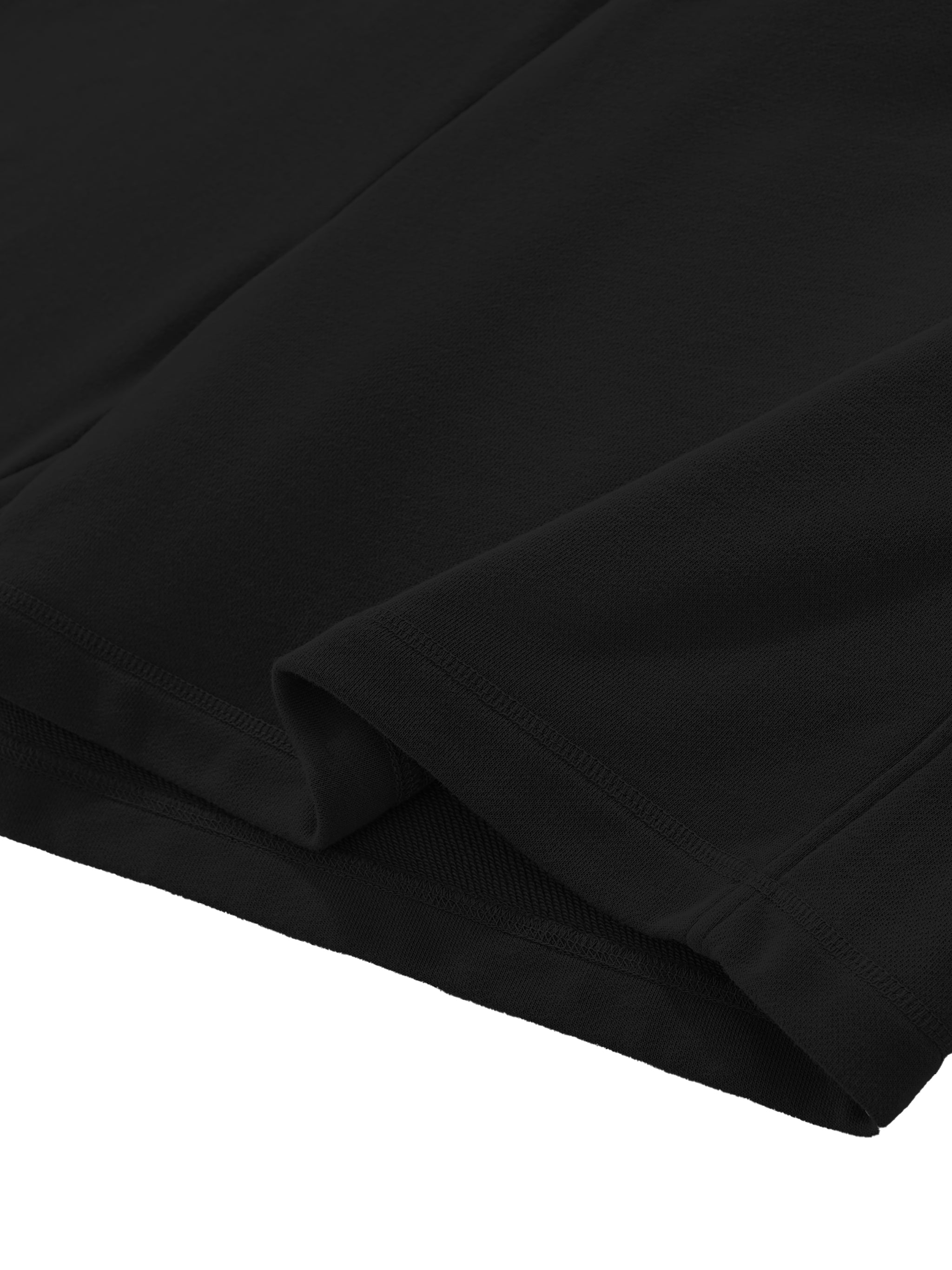 UNO Fade Raw Edge Cotton Shorts