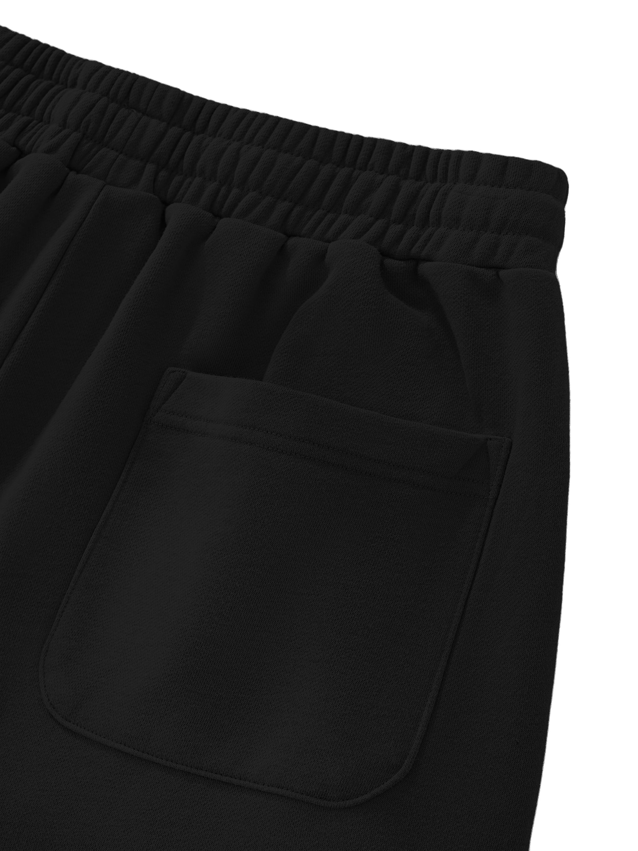 UNO Fade Raw Edge Cotton Shorts