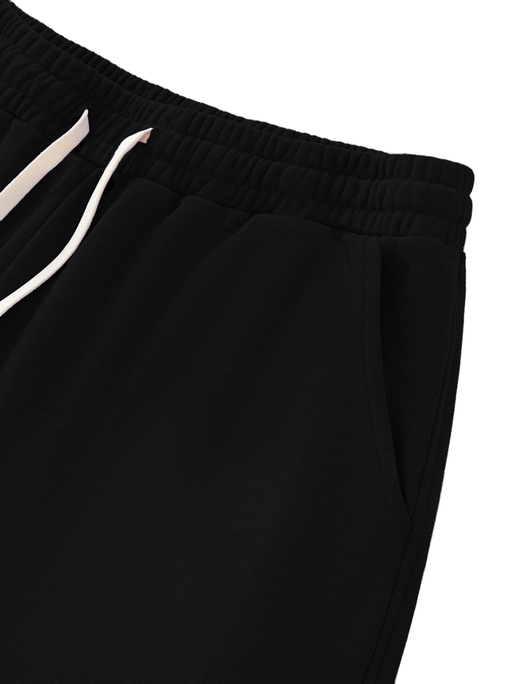 UNO Fade Raw Edge Cotton Shorts