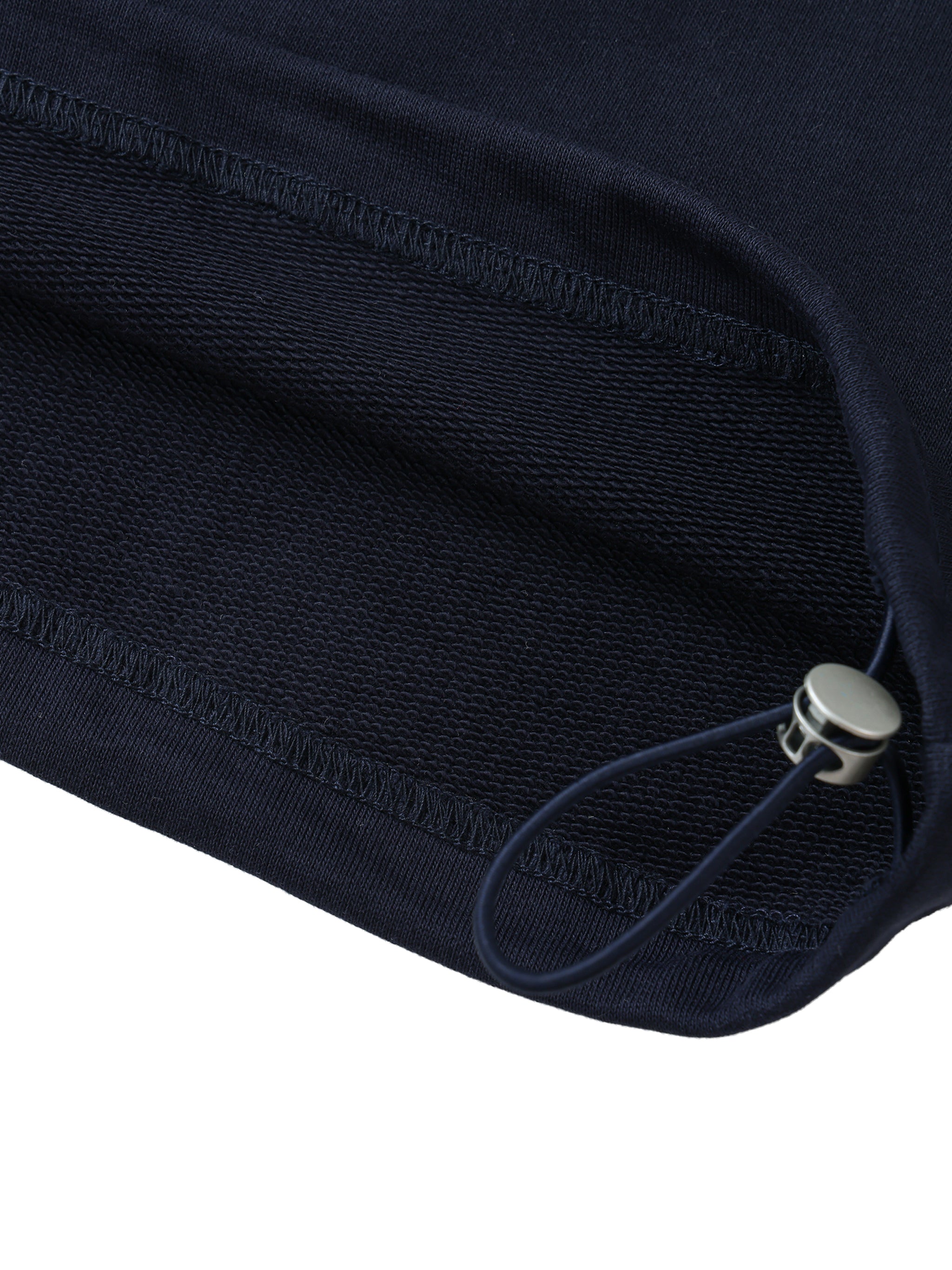UNO Striped Lapel Collar Sweatshirt
