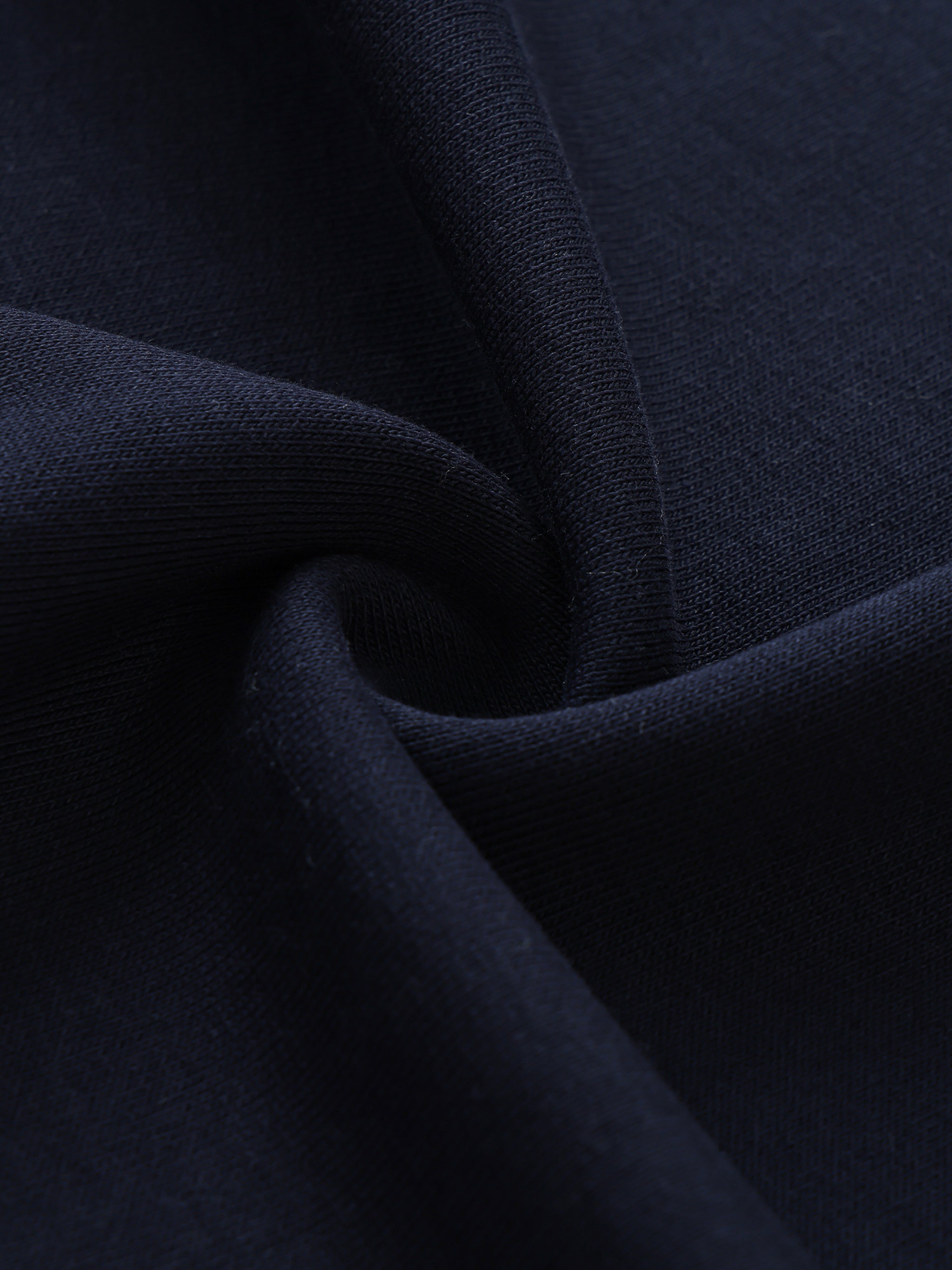 UNO Striped Lapel Collar Sweatshirt