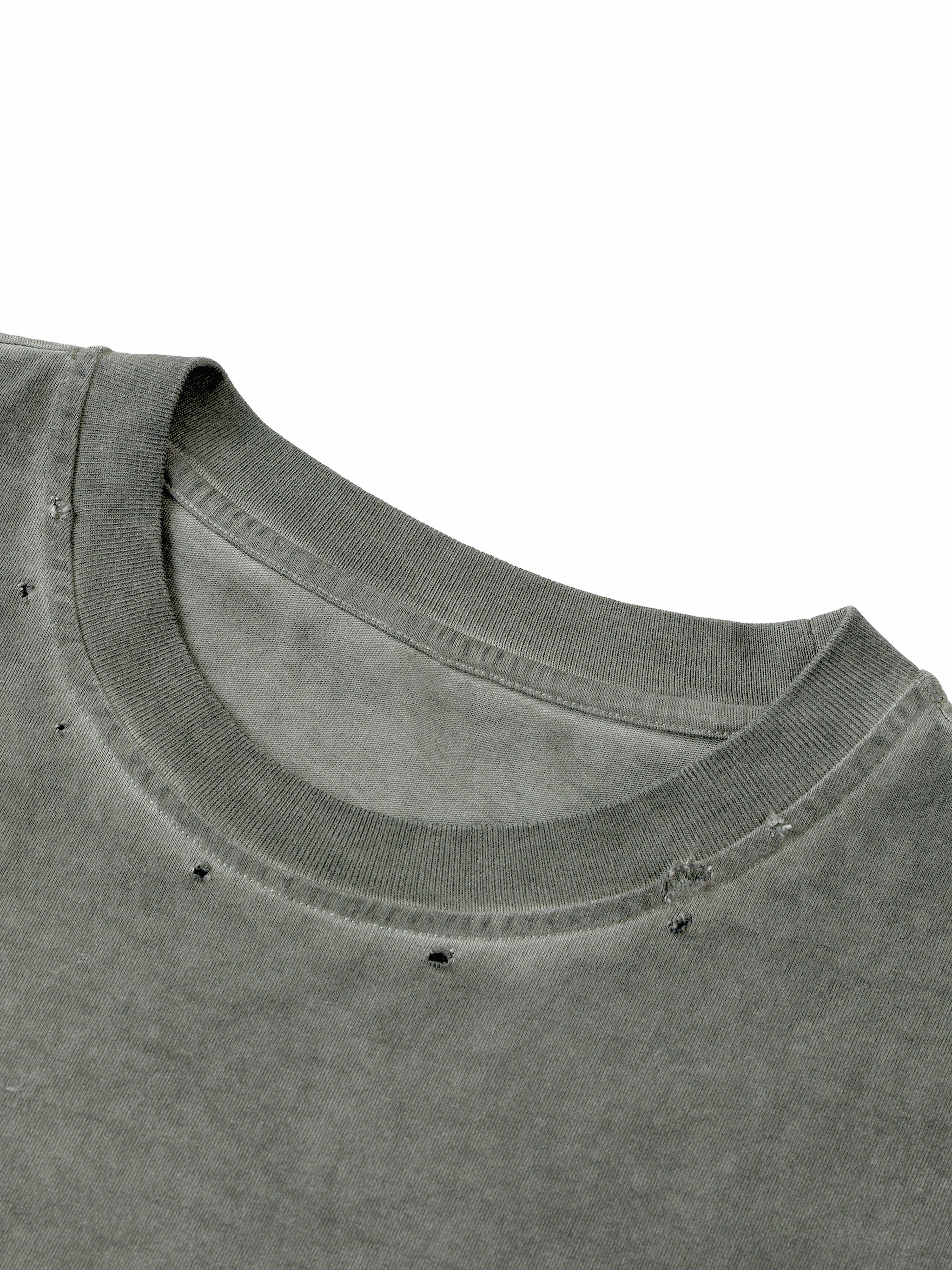 UNO Distressed Grommet Eyelet Tank Top