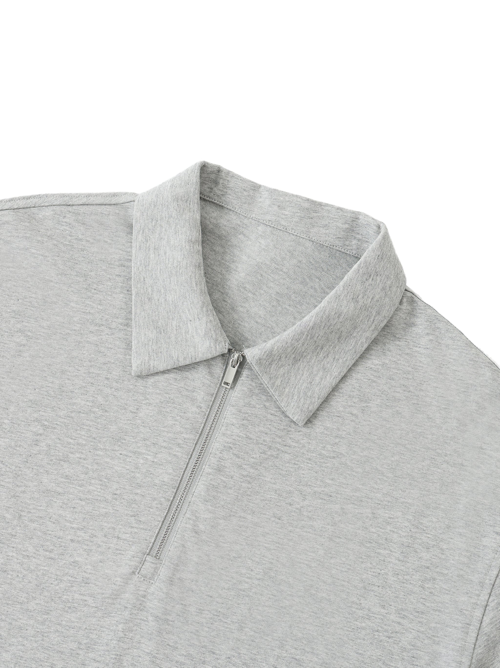 UNO Half-Zip Cotton Polo Shirt
