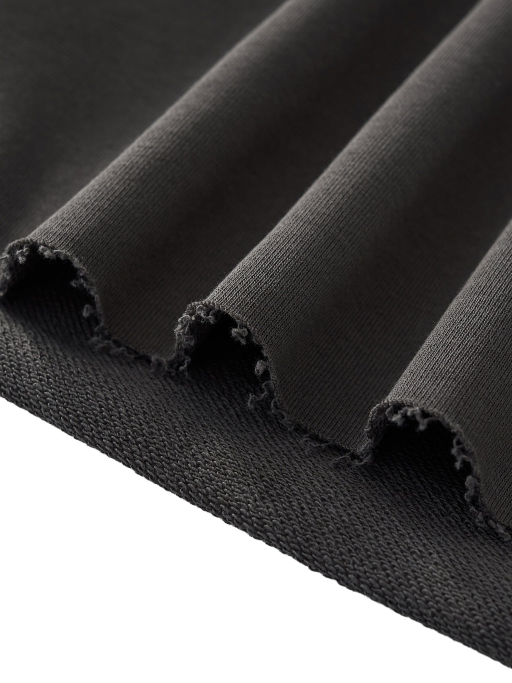 UNO Boxy Half-Sleeve Raw-Edge Tee