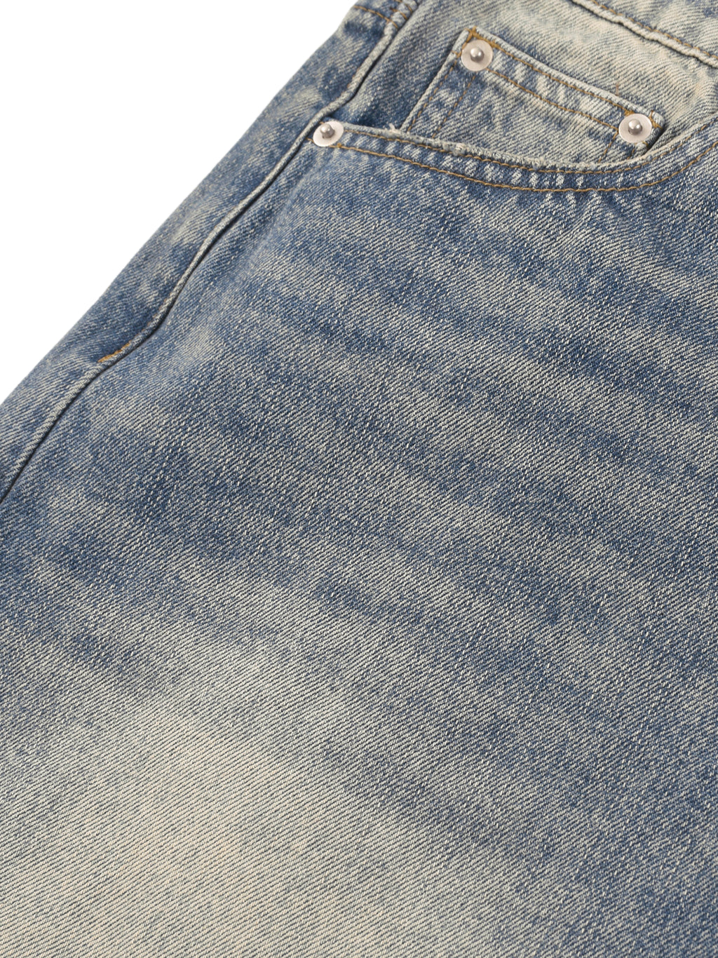 UNO Faded Distressed Baggy Denim Shorts