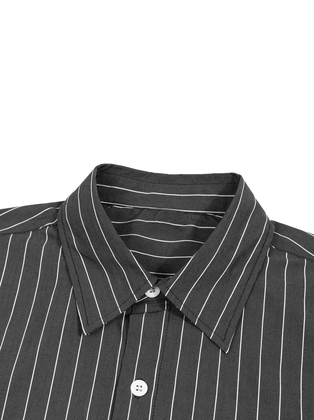 UNO Striped Boxy Button-Up Shirt