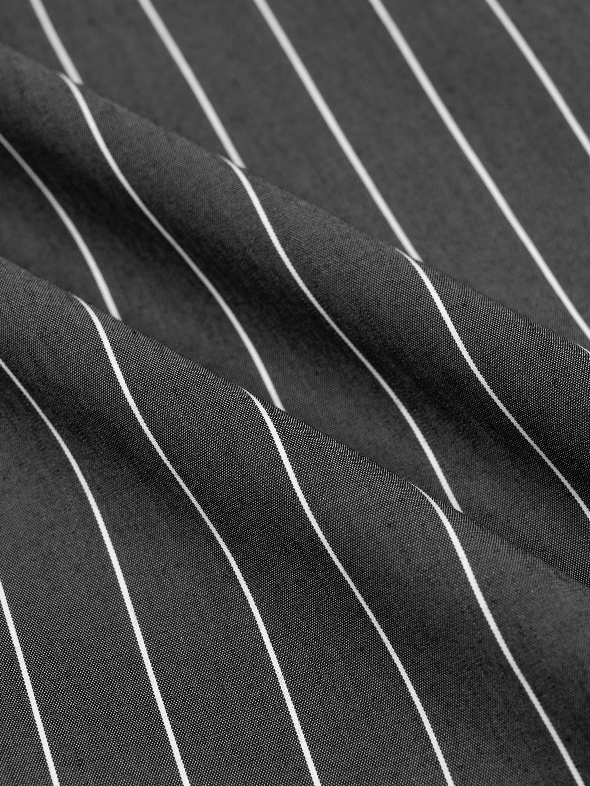 UNO Striped Boxy Button-Up Shirt