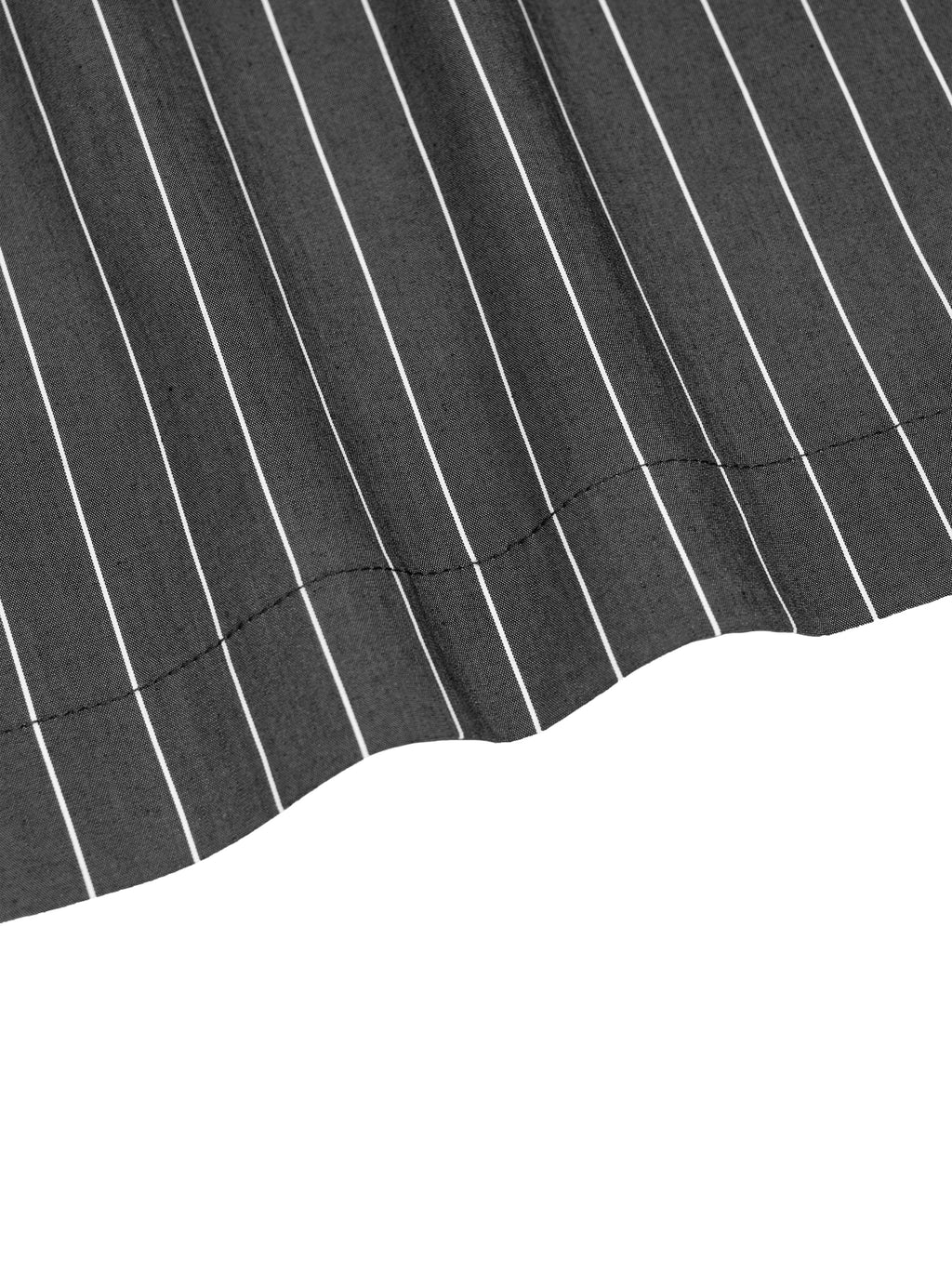 UNO Striped Boxy Button-Up Shirt
