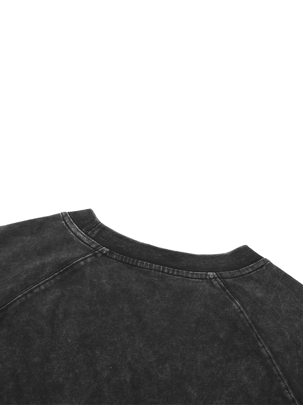 UNO Mineral Wash Raw Edge Tee
