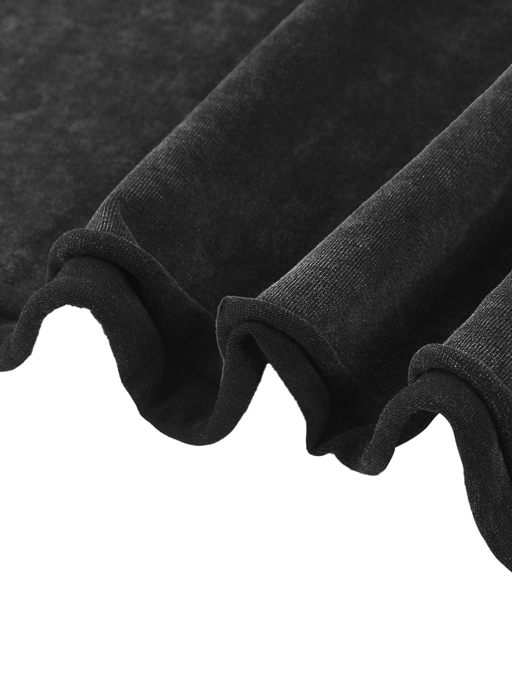 UNO Mineral Wash Raw Edge Tee