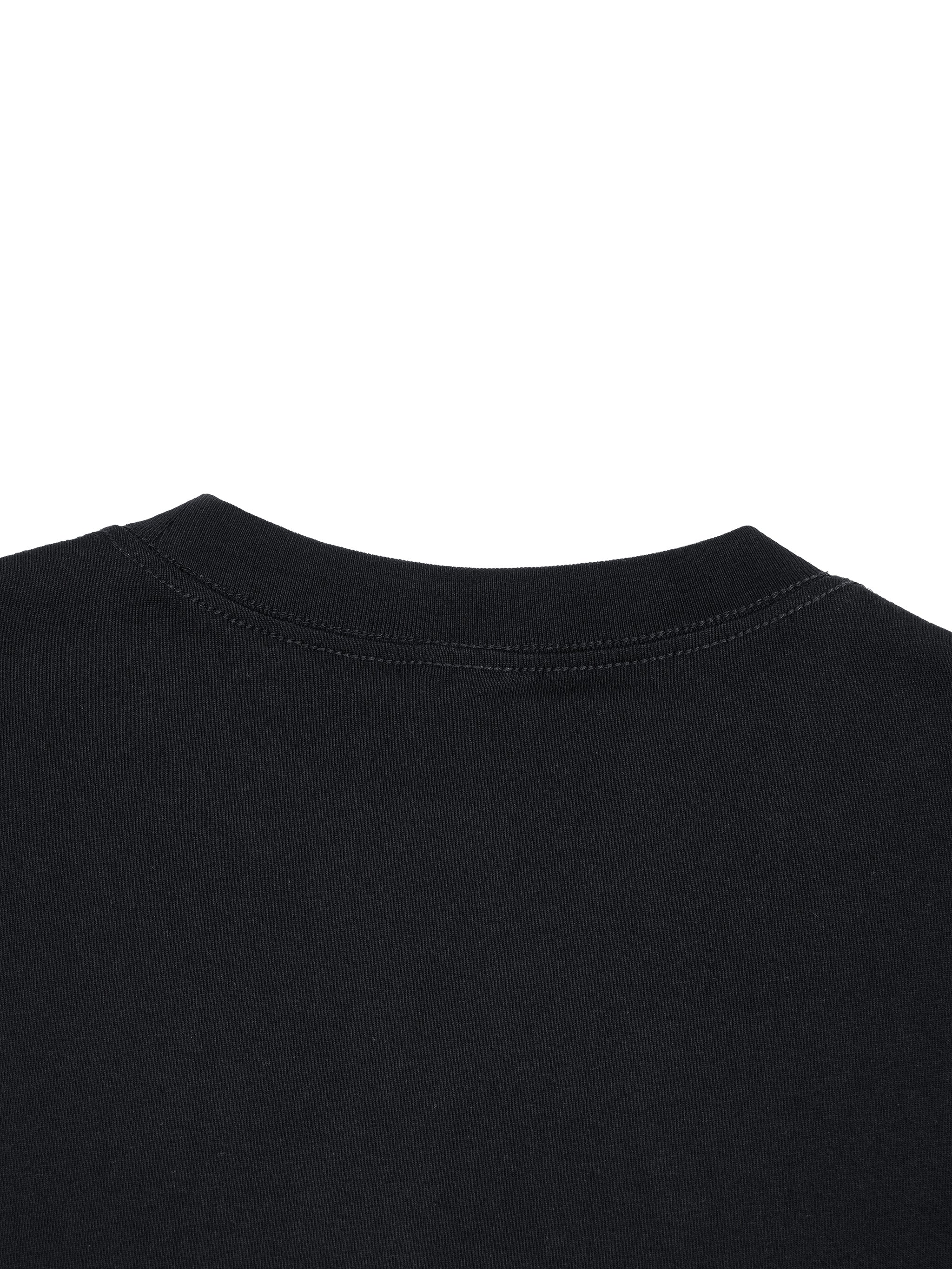 UNO Boxy Drop Shoulder Crop Tee