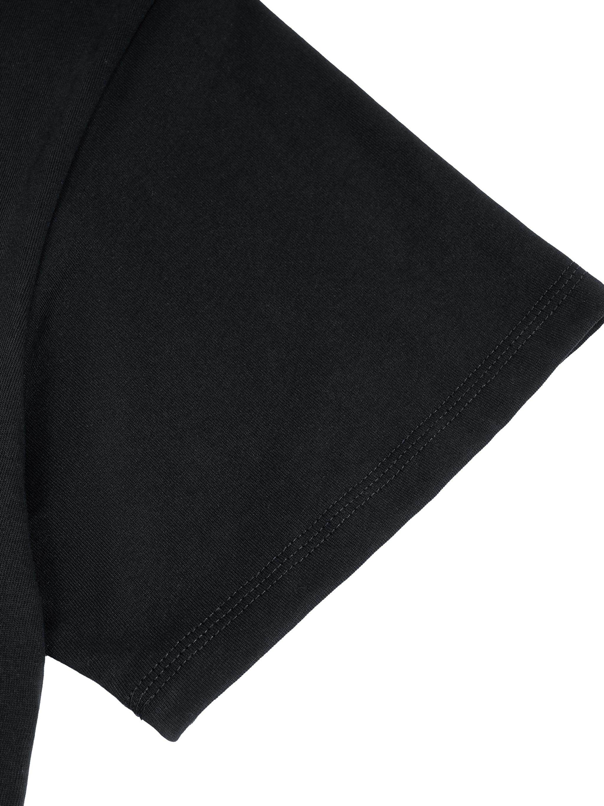 UNO Boxy Drop Shoulder Crop Tee