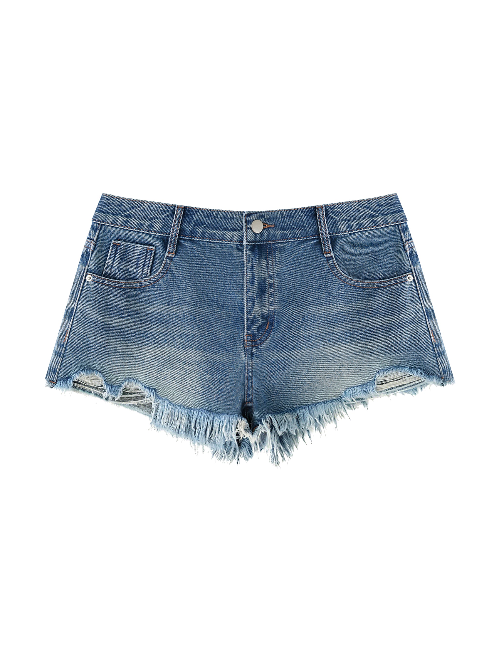 UNO Hem Denim Shorts