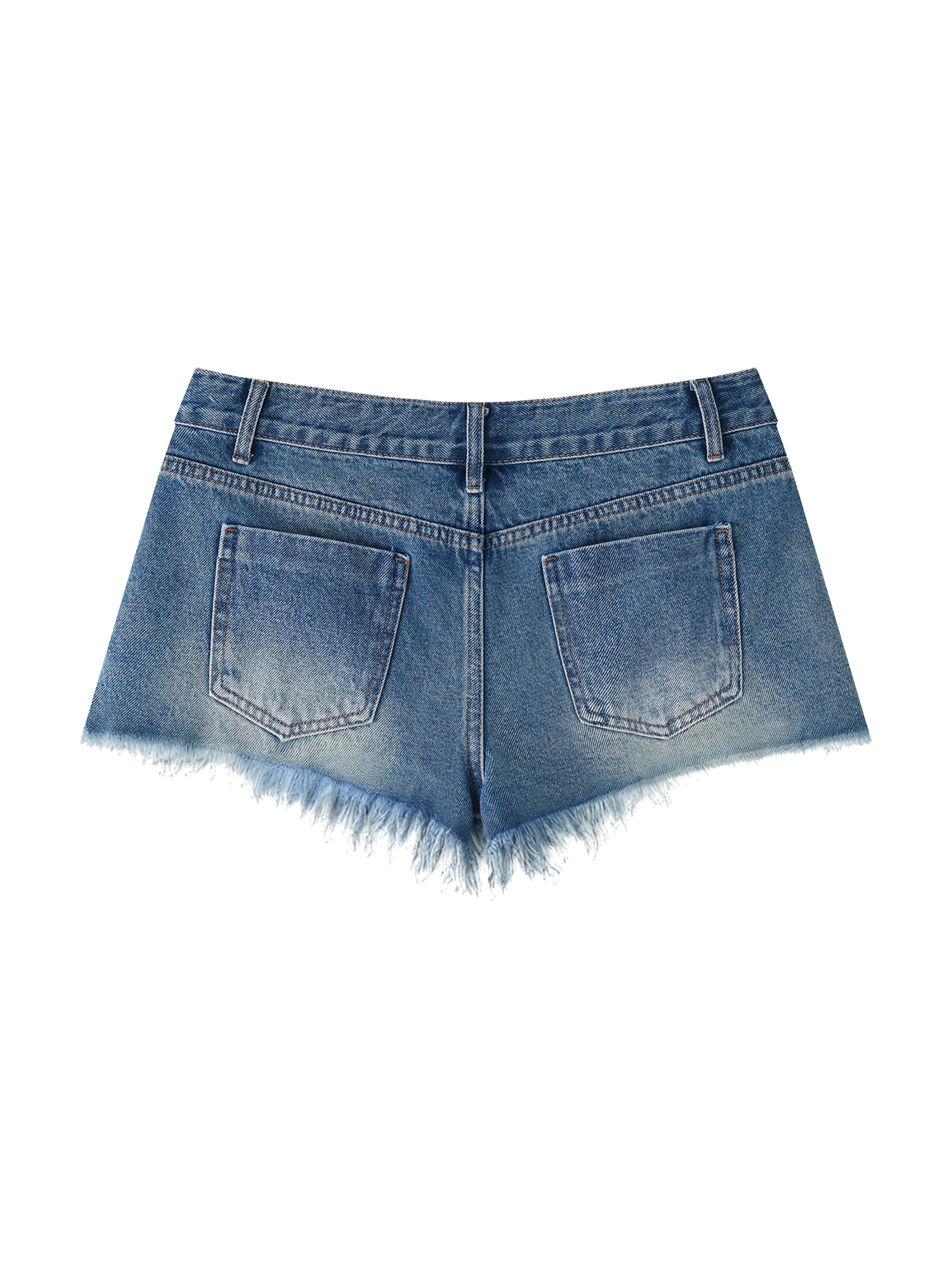 UNO Hem Denim Shorts