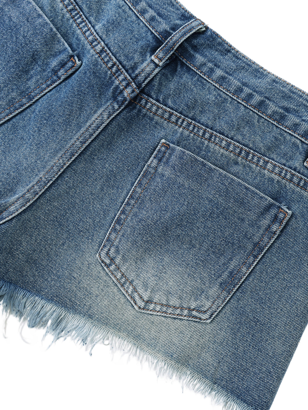 UNO Hem Denim Shorts