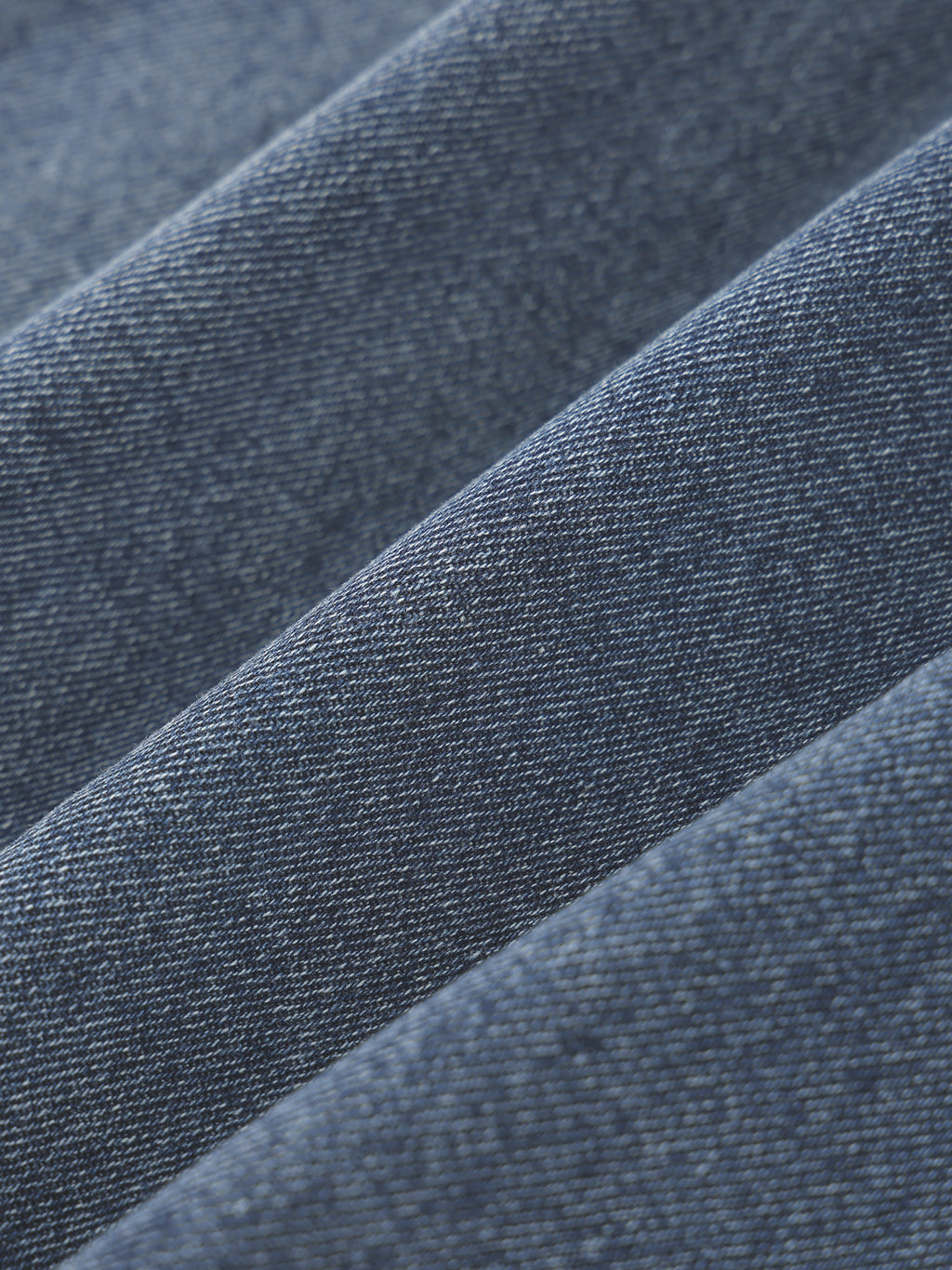 UNO Vintage Wash Boxy Quarter-Zip Denim Shirt