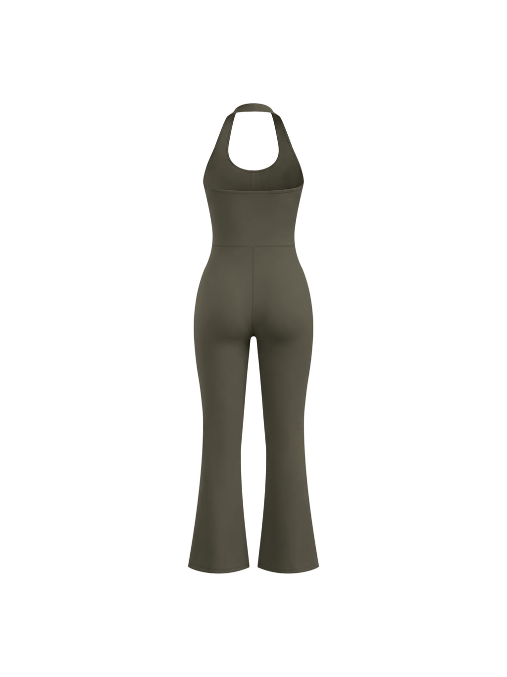 UNOP Halter Flared Jumpsuit