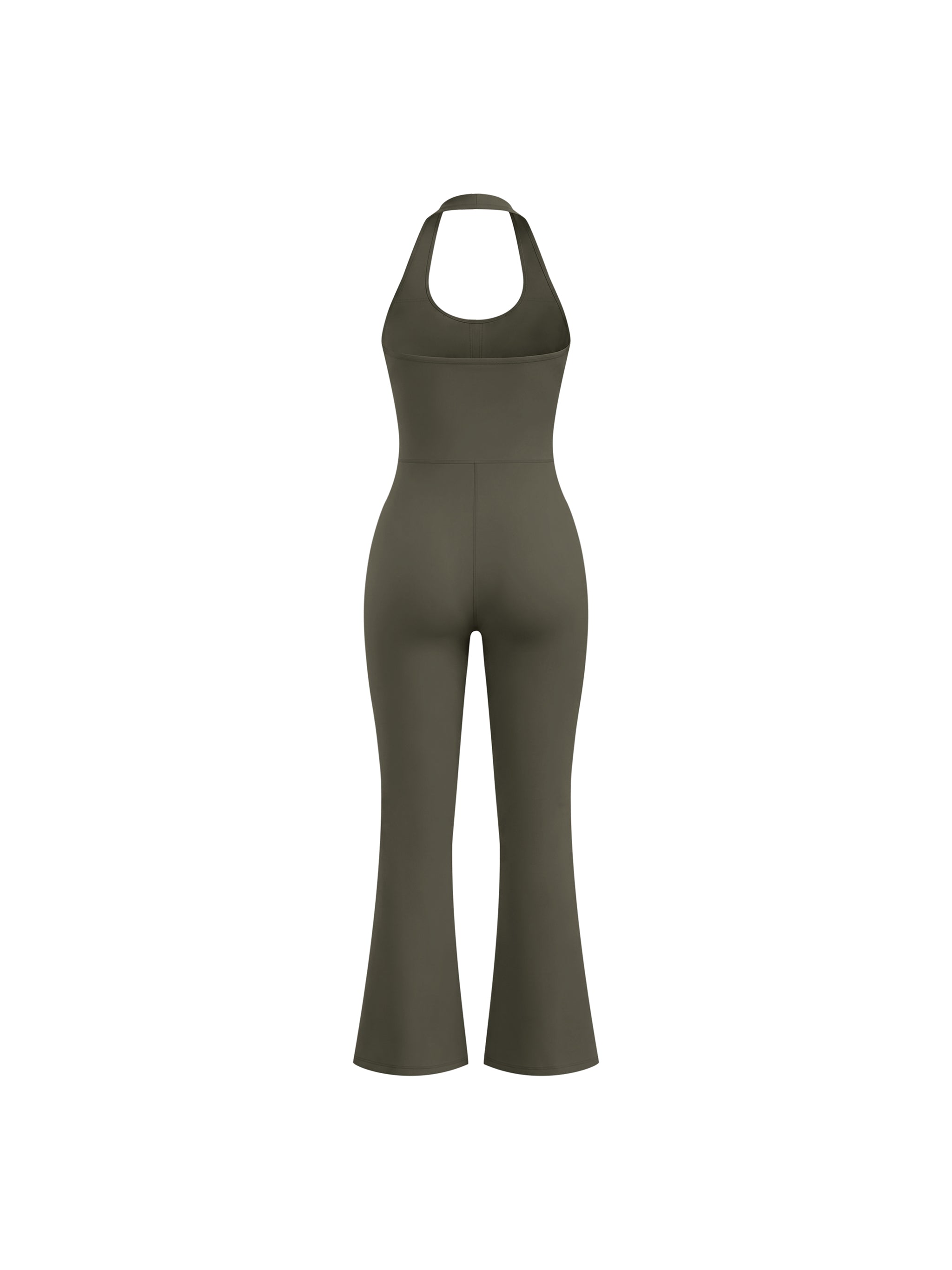 UNOP Halter Flared Jumpsuit