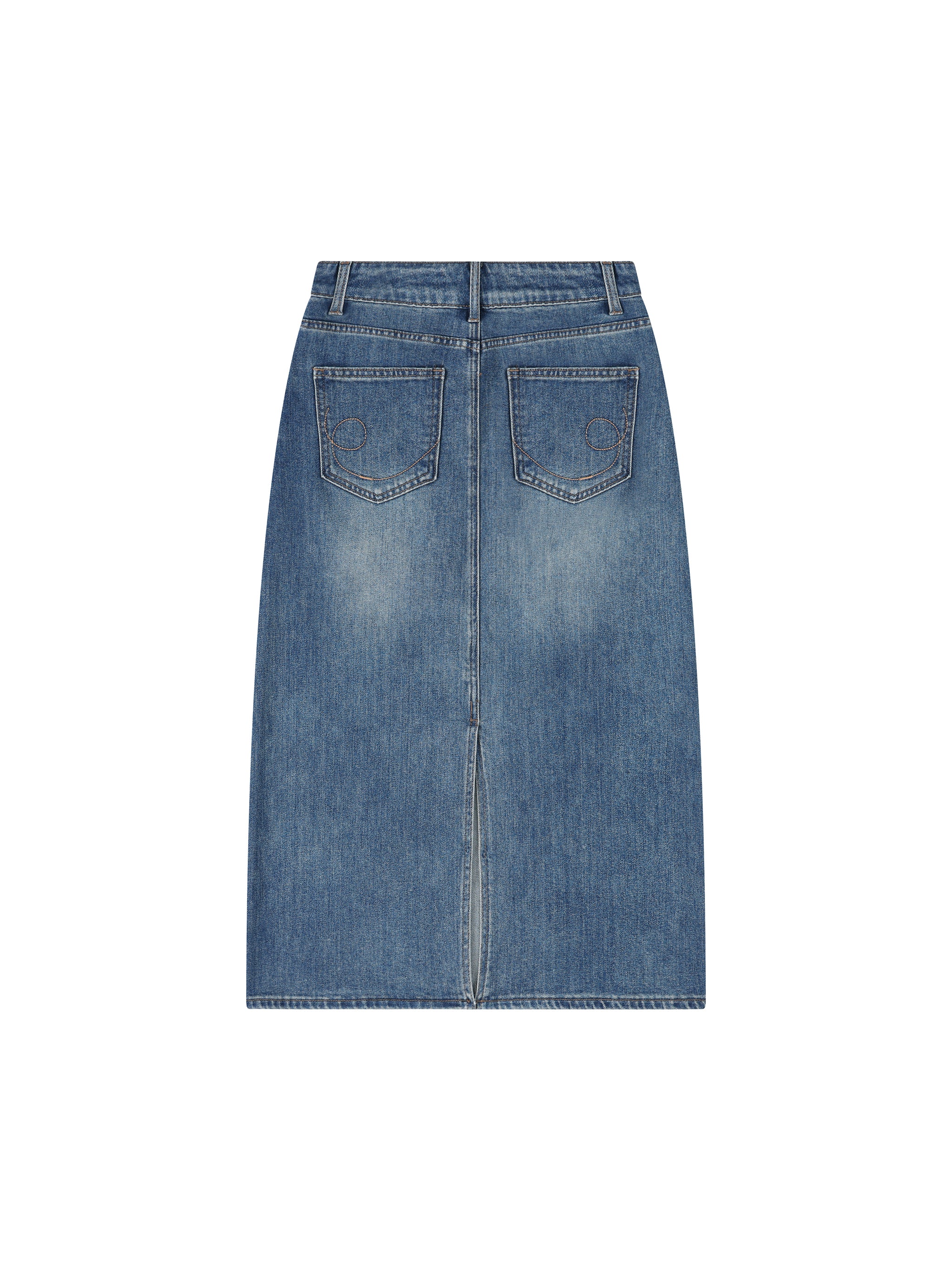 Women’s Vintage Wash Denim Skirt